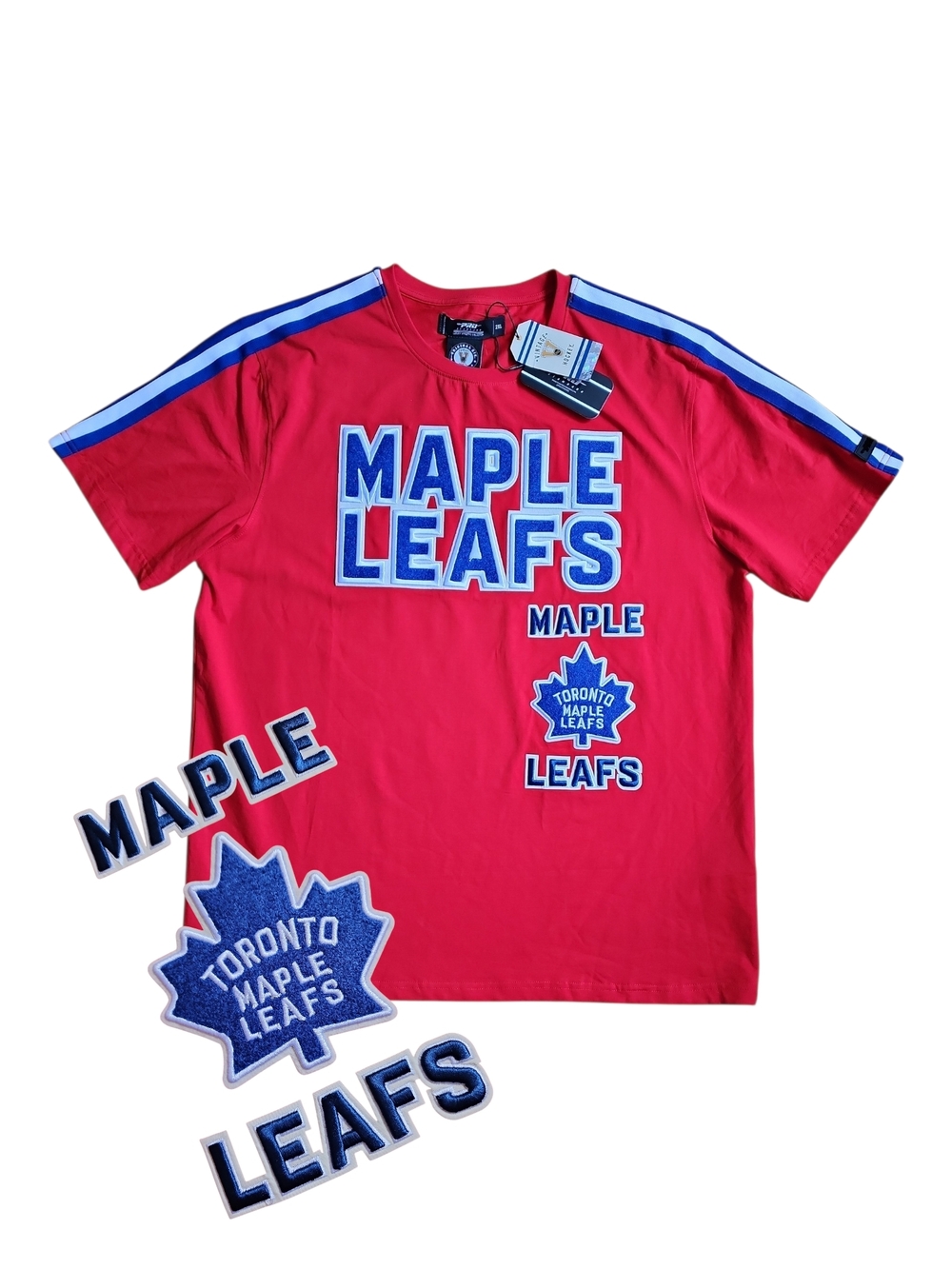 Toronto Maple Leafs Red Embroidered Logo Tee